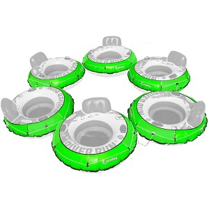Bradley 6 Pack Heavy Duty River Tube Cover Only; Made in USA; Compatible with Intex River Run 53" Tubes - 1 of 1