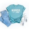 Simply Sage Market Women's Nurse Vibes Heartbeat Short Sleeve Graphic Tee - 3 of 3