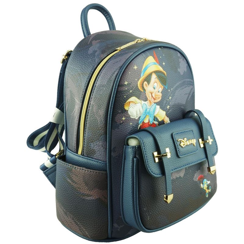 Pinocchio WondaPop 11" Vegan Leather Fashion Mini Backpack, 4 of 7
