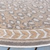 Courtyard Cheetah CY6100 UV & Stain Resistant Non-Shedding Power Loomed Indoor/Outdoor Rugs - Safavieh - 4 of 4