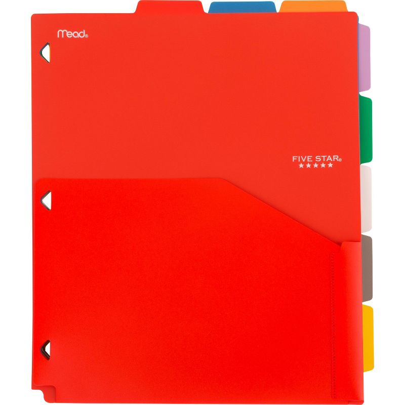 Five Star 8-Tab Binder Dividers with Pocket Multicolor, 3 of 15