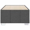Bed Frame Dark Gray Polyester, Plywood, Engineered wood Twin XL - 4 of 4
