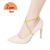 INSPIRE CHIC Women's Detachable Crossed Shoe Straps Belts Bands for Holding Loose High Heels 2 Pairs - 4 of 4