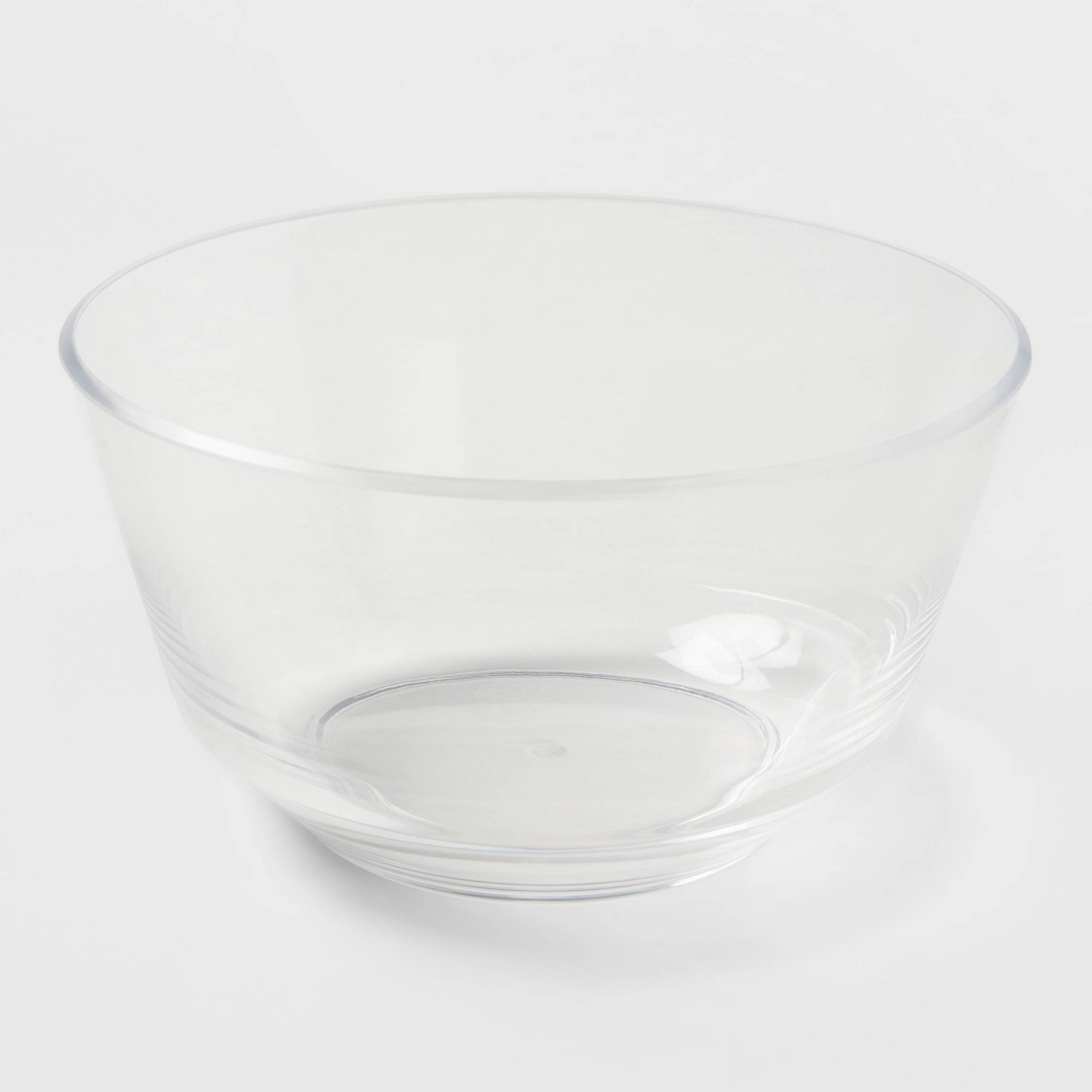 211oz Large Plastic Serving Bowl - Room Essentials™: Clear  Trifle, Salad, Popcorn Bowl, Dishwasher-Safe