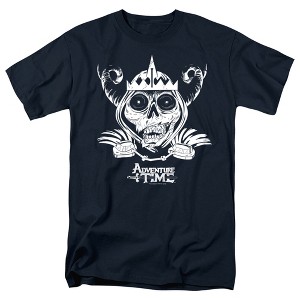 Men's Adventure Time Skull Face T-Shirt - 1 of 4