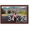 PosterPalooza | Classic Modern Brown Picture Frame - UV Acrylic, Backing Board, Hanging Hardware Included - 3 of 4