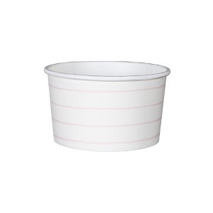 Daydream Society - Blush Frenchie Striped Treat Cups - Pack of 8 Paper Treat Cups - 1 of 3