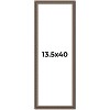 PosterPalooza | Panoramic Sculpted Silver Picture Frame - UV Acrylic, Foam Board Backing, Hanging Hardware - 2 of 4