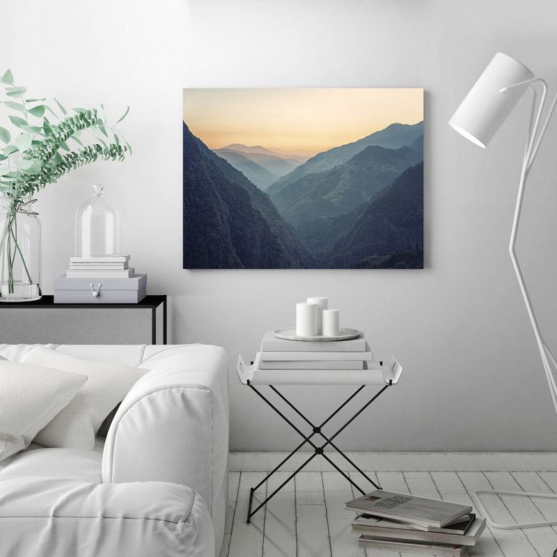 Americanflat Modern Wall Art Room Decor - Himalayan Valley by Manjik Pictures, 2 of 7