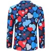 Clearlove Tuxedo Jackets One Button Slim Fit Formal Suits Blazer with Bow Tie Formal Blazer - 2 of 4