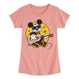 Girls' - Disney - Mickey & Friends Fitted Short Sleeve Graphic T-Shirt - 1 of 4