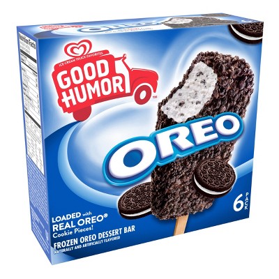 Good Humor Ice Cream & Frozen Desserts Oreo Bar - 6pk : Target