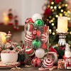 Aoibox 108pcs Christmas Ornaments Red Green White Shatterproof Balls Candy Cane Hanging Decorations 1.2 to 5.3in for Tree Holiday - 4 of 4