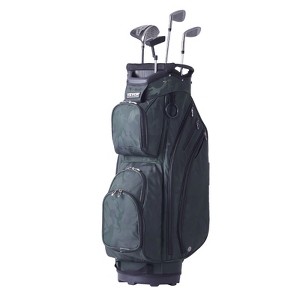 VEVOR Golf Cart Bag with 14 Way Organizer Divider Top, 36” 11 Pockets Premium Nylon Cart Bag, Golf Bags with Handles & Dust Cover & Detachable Straps - 1 of 4