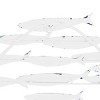 Metal Fish Indoor Outdoor Wall Decor Blue - Olivia & May: Nautical Iron Sculpture, Coastal Beach Artwork - 2 of 4