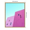 Amanti Art Saguaro Hotel Pink Building Walls by Tom Windeknecht Canvas Wall Art Print Framed - 3 of 4