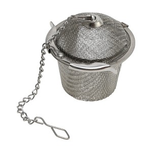 Unique Bargains Tea Infuser Tea Egg Design Infuser Traditional Style Hand Wash Stainless Steel Silver Tone 1Pcs - 1 of 4