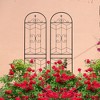NicBex Metal Garden Arch Rust-Proof Trellis, Garden Trellis Cucumber Trellis for Climbing Plants Outdoor for Garden - 3 of 4