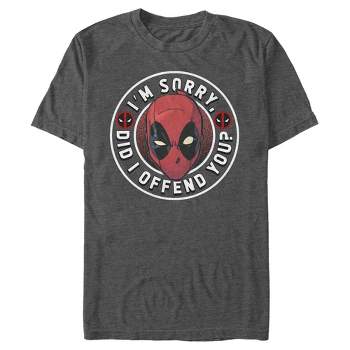 Men's Marvel Deadpool I'm Sorry Did I Offend You? T-Shirt
