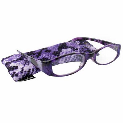 Calabria 744 Animal Print Lightweight & Comfortable Designer Reading Glasses with Matching Case