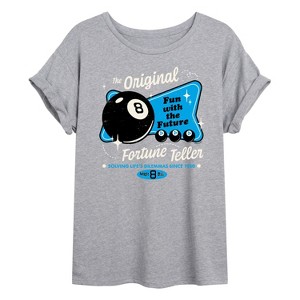 Women's - Magic 8 Ball - Original Fortune Teller Since 1950 Oversized Graphic T-Shirt - 1 of 4