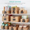 Best Choice Products Set of 2 16in Woven Water Hyacinth Pantry Baskets w/ Chalkboard Label, Chalk Marker - image 4 of 4