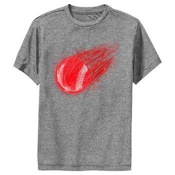 Boy's Lost Gods Red Fast Baseball Performance Tee