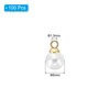 Unique Bargains Plastic Bulk Elegant DIY Crafts Jewelry Making Pearl Pendant 100 Pcs - 2 of 4