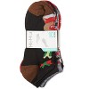 Memoi Women's 10 Pair Pack Holiday Lowcut Socks Black 9-11 - 3 of 4