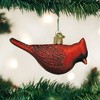 Old World Christmas Glass Blown Hanging Tree Ornament, Northern Cardinal - 3 of 4