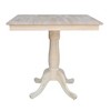 International Concepts 36 - inch x 36 - inch Square Top Pedestal Table - 35.1 - inch H - 3 of 4