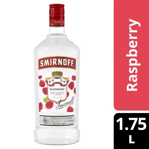 Smirnoff Raspberry Flavored Vodka - 1.75l Plastic Bottle : Target