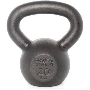 Power Systems Cast Iron Kettlebell (10 lb), Strength Training Kettlebells for Home Gym Workouts - 1 of 4