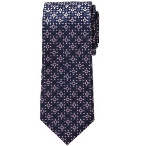 KingSize Men's KS Signature Collection Extra Long Classic Geo Tie - 1 of 2