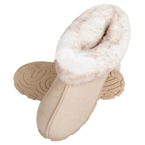 Jessica Simpson Womens Micro-Suede Bootie Slipper - 1 of 4