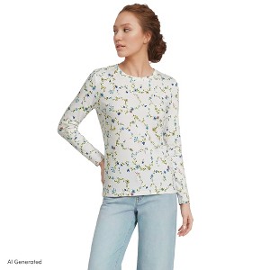 Lands' End Supima Cotton Long Sleeve Crewneck T-Shirt - Medium