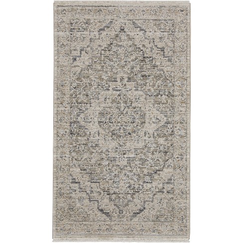 Nourison Nyle Medallion Bohemian Indoor Rug Ivory Taupe 2'6