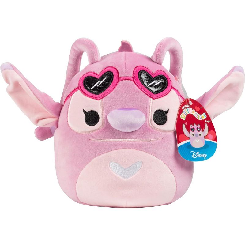 Squishmallows Disney 8" Angel 2024 Plush w Hearts - Officially Licensed Kellytoy - Collectible Soft & Squishy Pink Stitch Stuffed Animal Toy, 1 of 4