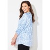 Catherines Women's Plus Size Soft Bliss Buttonfront Knit Blouse - image 4 of 4