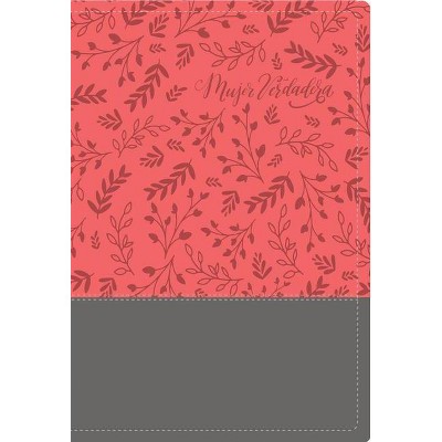 Biblia Devocional Mujer Verdadera Rvr60 - Duo-Tono Coral - by  Nancy DeMoss Wolgemuth (Leather Bound)