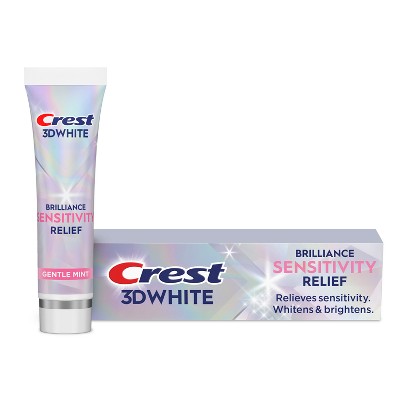 Crest 3D White Advanced Sensitivity Relief Whitening Toothpaste - 3.9oz