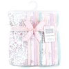 Hudson Baby Infant Girl Flannel Burp Cloth 12pk, Dreamy Unicorn, One Size - 2 of 4