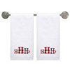 Avanti Ho Ho Ho 2-Pack Hand Towel Set - 2 of 3