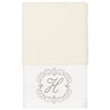 Linum Home Textiles 100% Turkish Cotton MONICA 3PC Embellished Towel Set - 3 of 4