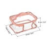 Unique Bargains Travel PVC Waterproof Toiletry Bag Cosmetic Pouch with Zipper Handle Strap - 2 of 3
