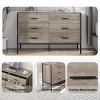 Bella Depot Wood Dresser with 6 Drawers - 4 of 4