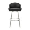 Armen Living Eleanor Barstool Gray 30 in Seat Height - 3 of 4