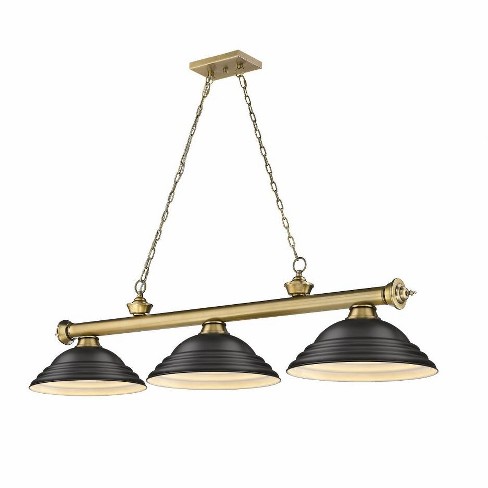 Z-Lite Cordon 3 - Light Chandelier in  Rubbed Brass - image 1 of 2