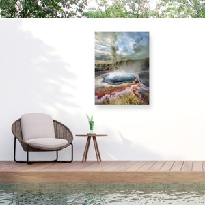 Trademark Fine Art - Ignacio Palacios Grand Geyser Eruption Matted Framed Art - 1 of 4