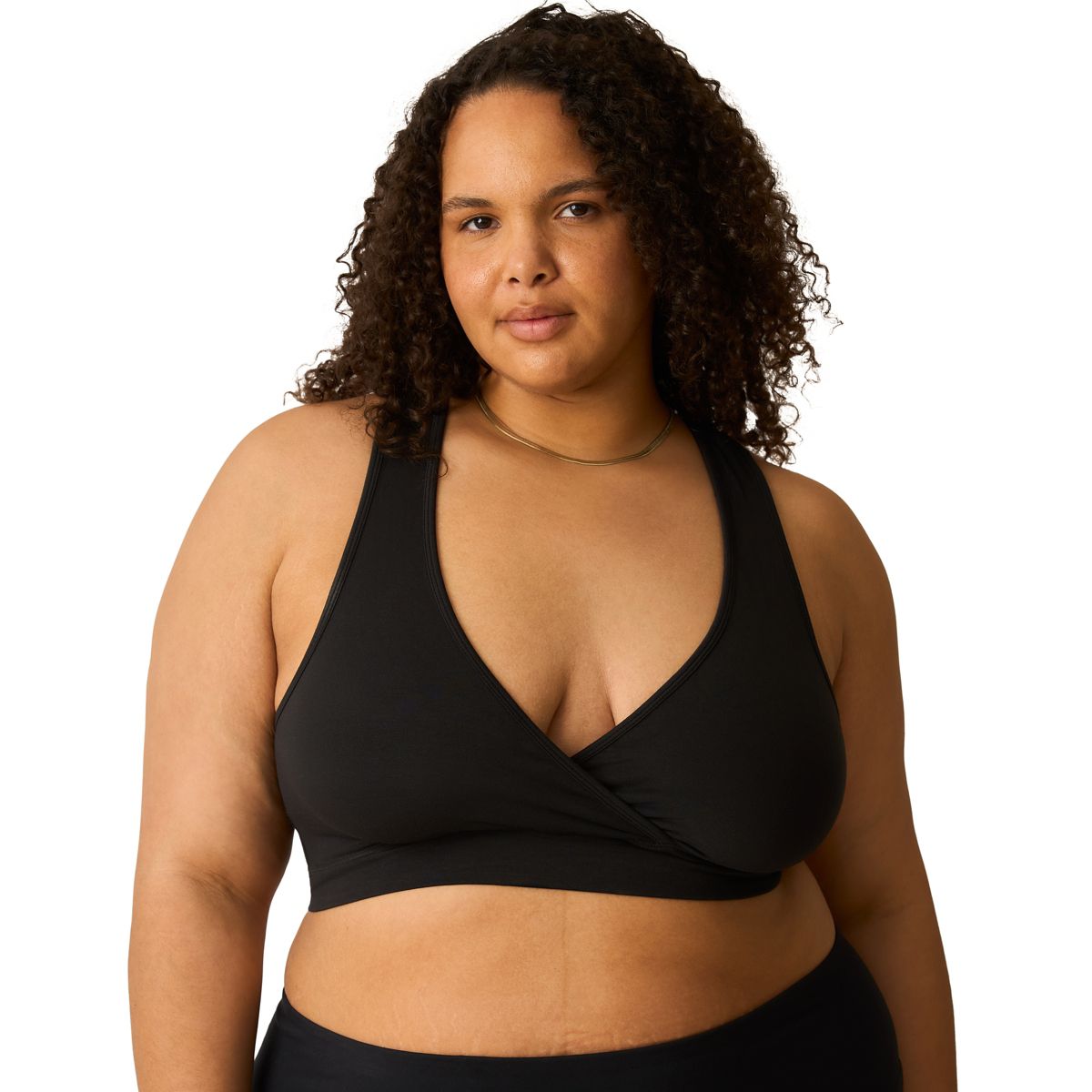 Kindred Bravely Womens French Terry Nursing Bra for Breastfeeding, Racerback Crossover, Soft and Stretchy Maternity Bra